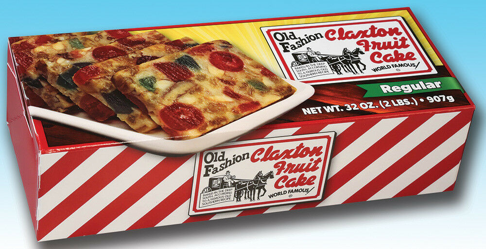 Claxton Fruit Cake 2 Lb. Regular - Shipped Direct From Claxton Bakery, Inc.