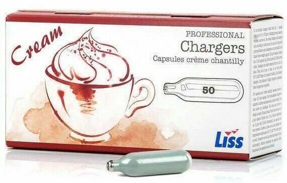 100 Whip Cream Chargers Whipped Best Ultra Pure N Eu  2 Box Of 50 Liss European